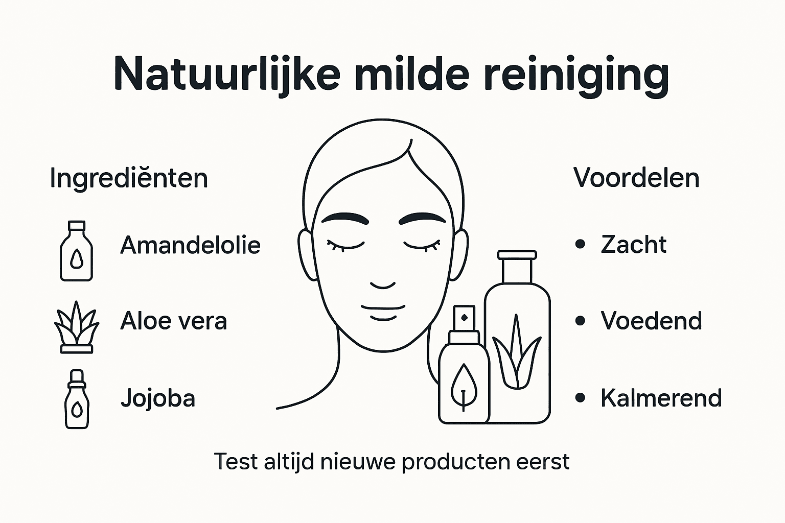 Infographic: Zachte reiniging voor de gevoelige huid