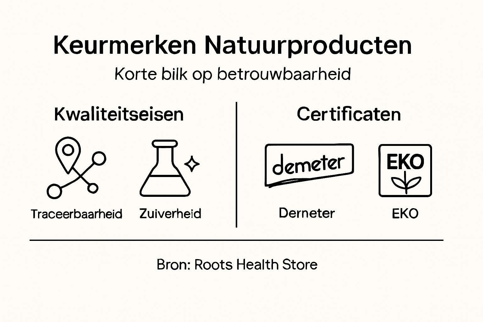 Overzicht van keurmerken voor natuurproducten in één oogopslag