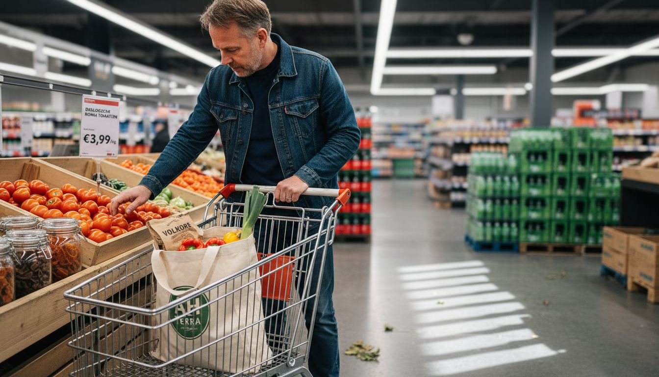 Man kiest bewust voor duurzame groenten in de supermarkt