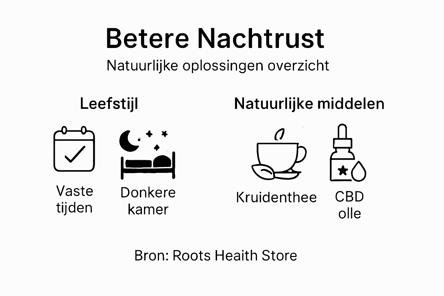 Infographic: natuurlijk slapen – tips voor een betere nachtrust