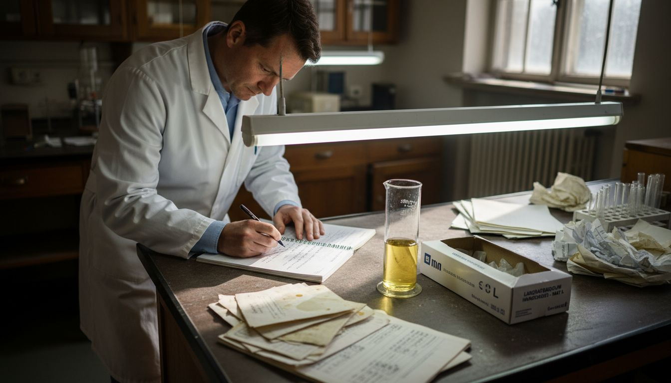 Een laborant doet onderzoek naar de hoeveelheid curcumine in een kurkuma-extract.