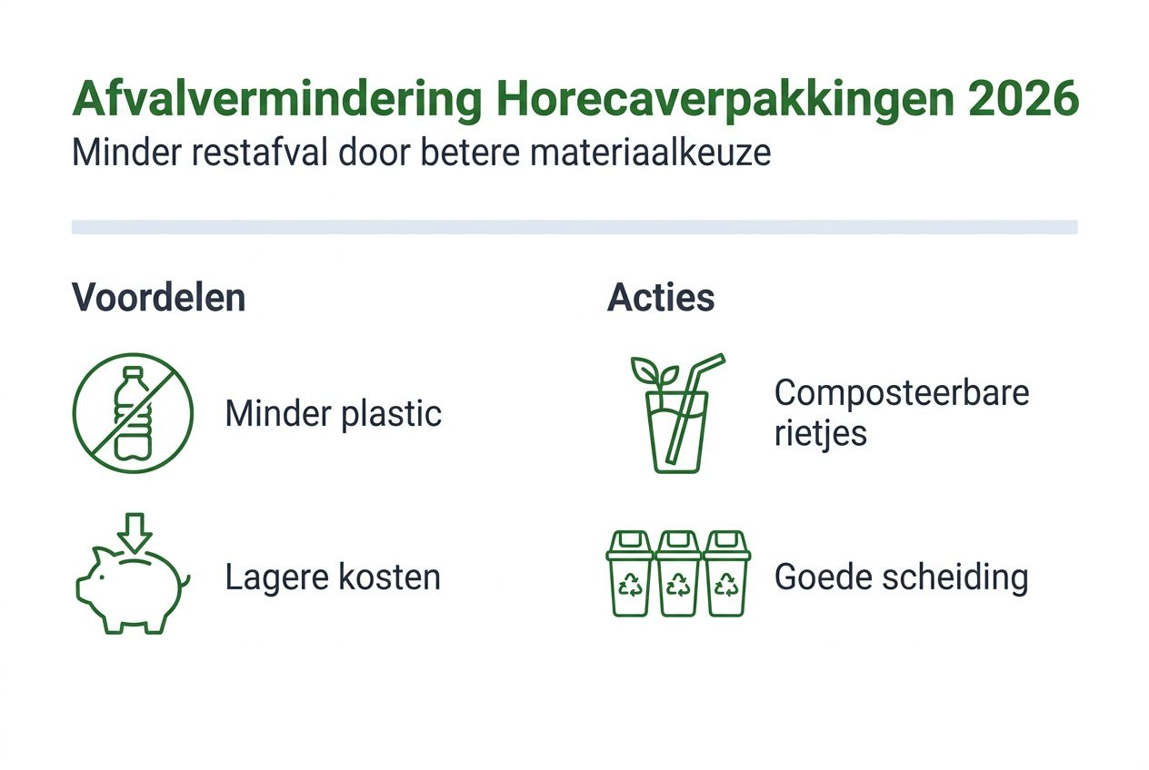 Infographic: de voordelen van minder afval in de horeca