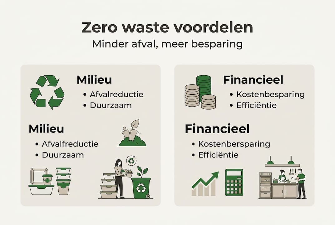 Infographic: de voordelen van zero waste in de horeca