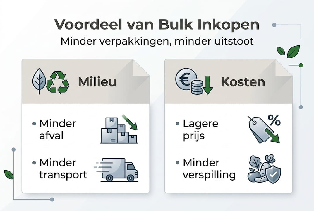 Infographic: duurzaam inkopen in de horeca – samen groot inkopen, samen groen besparen