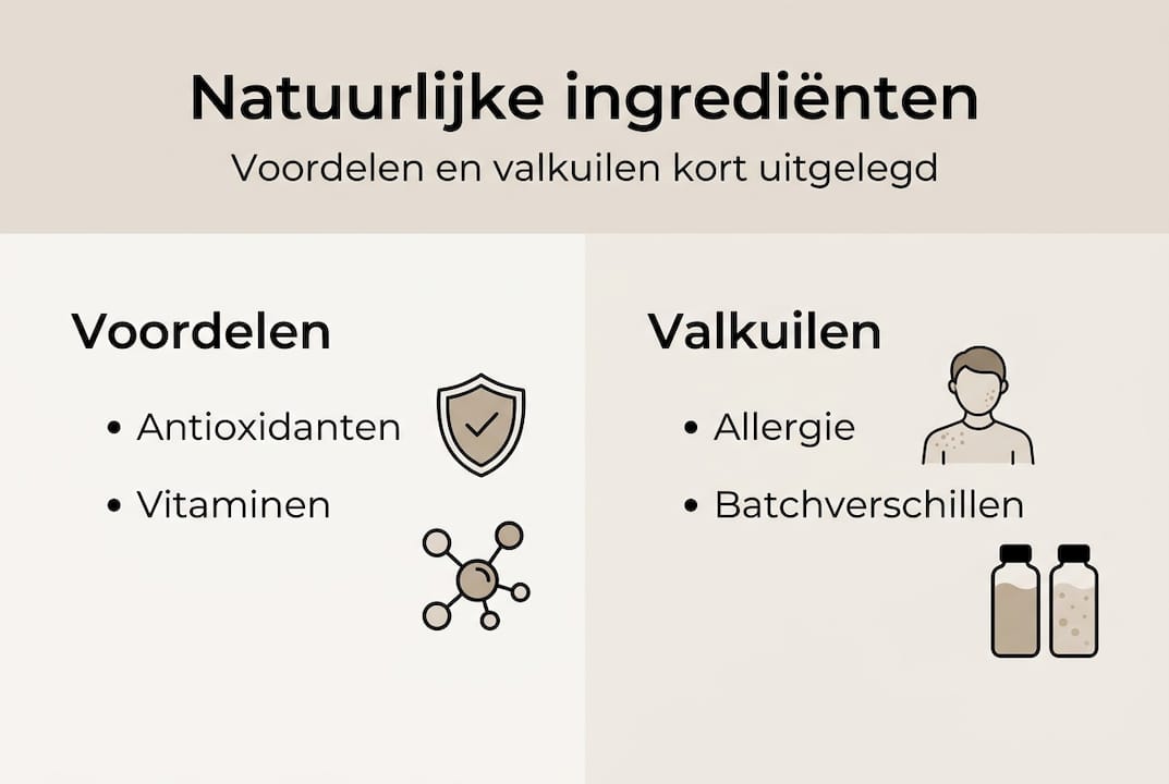 Infographic: de pluspunten én valkuilen van natuurlijke ingrediënten