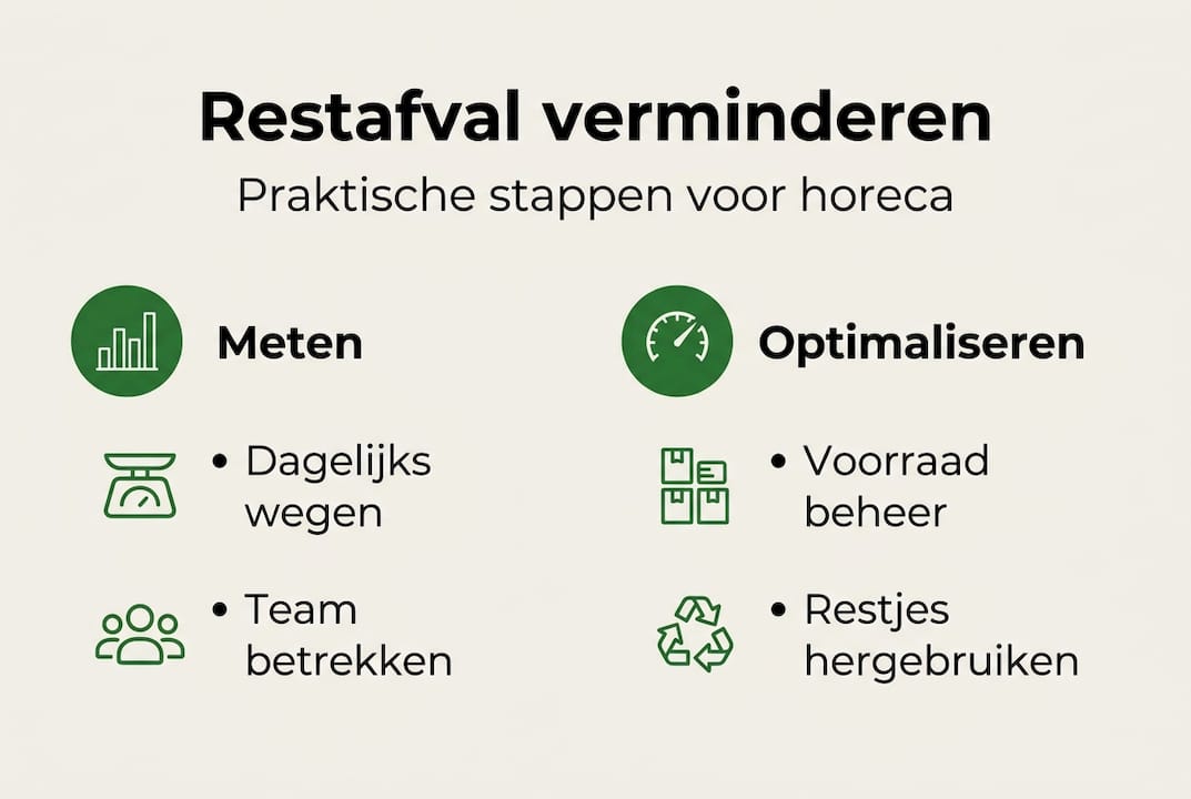 Infographic: Minder restafval in de horeca