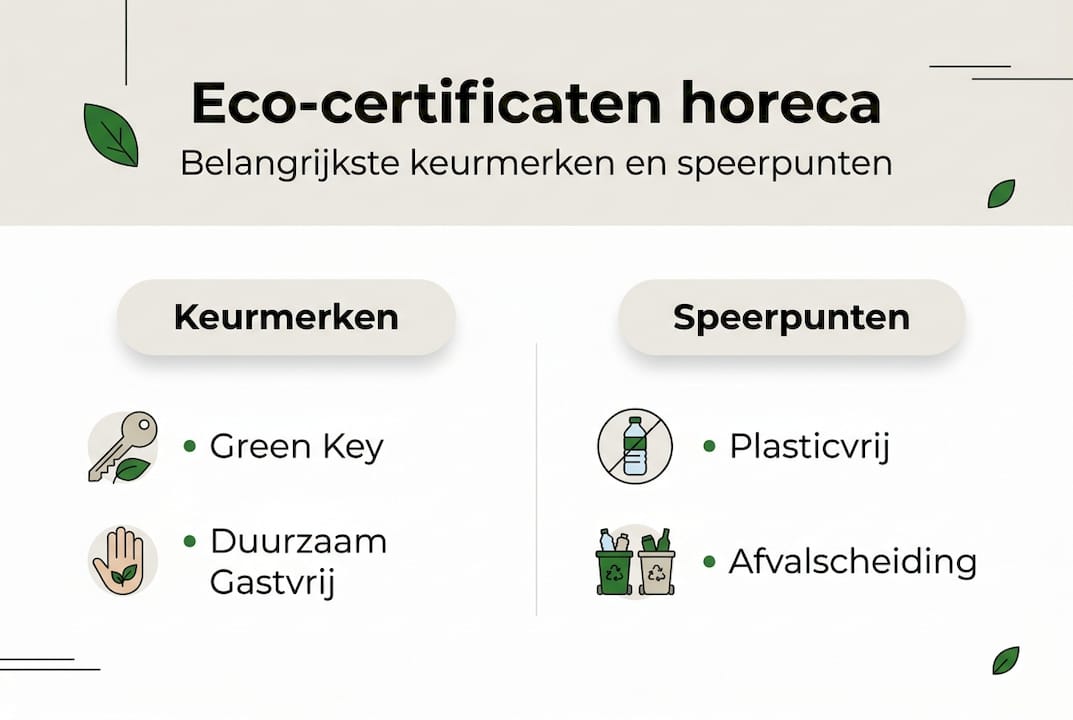 Overzicht van belangrijke eco-certificaten voor de horeca: de belangrijkste aandachtspunten op een rij