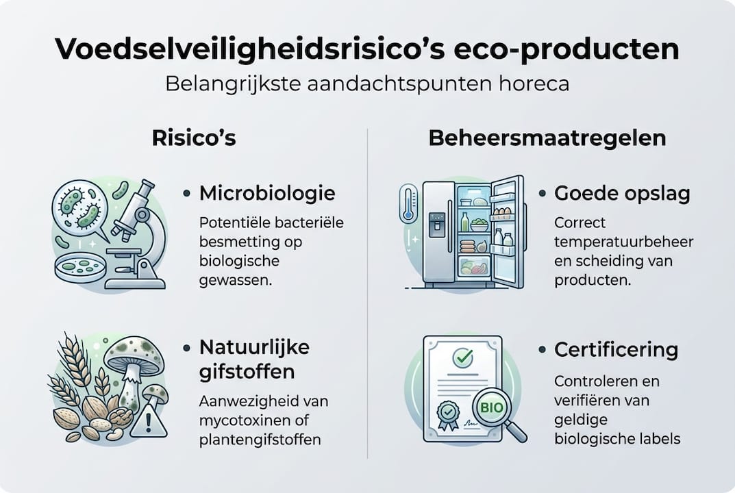 Overzicht van voedselveiligheidsrisico’s en praktische oplossingen bij duurzame producten