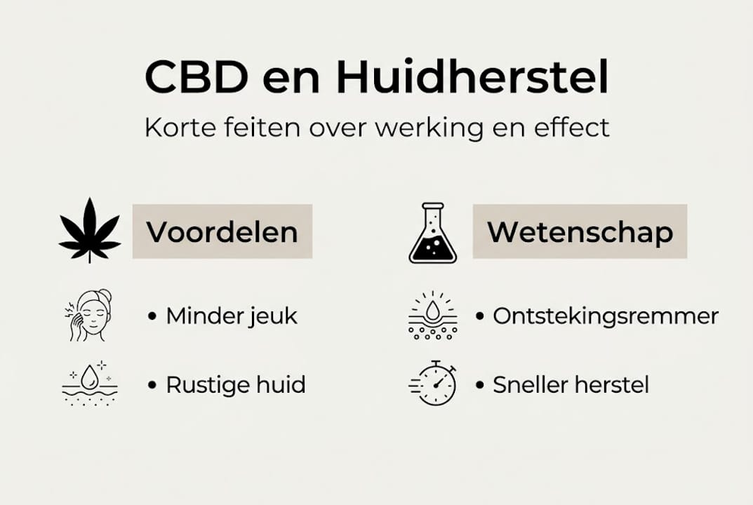Infographic: De voordelen van CBD voor je huid en wat de wetenschap erover zegt