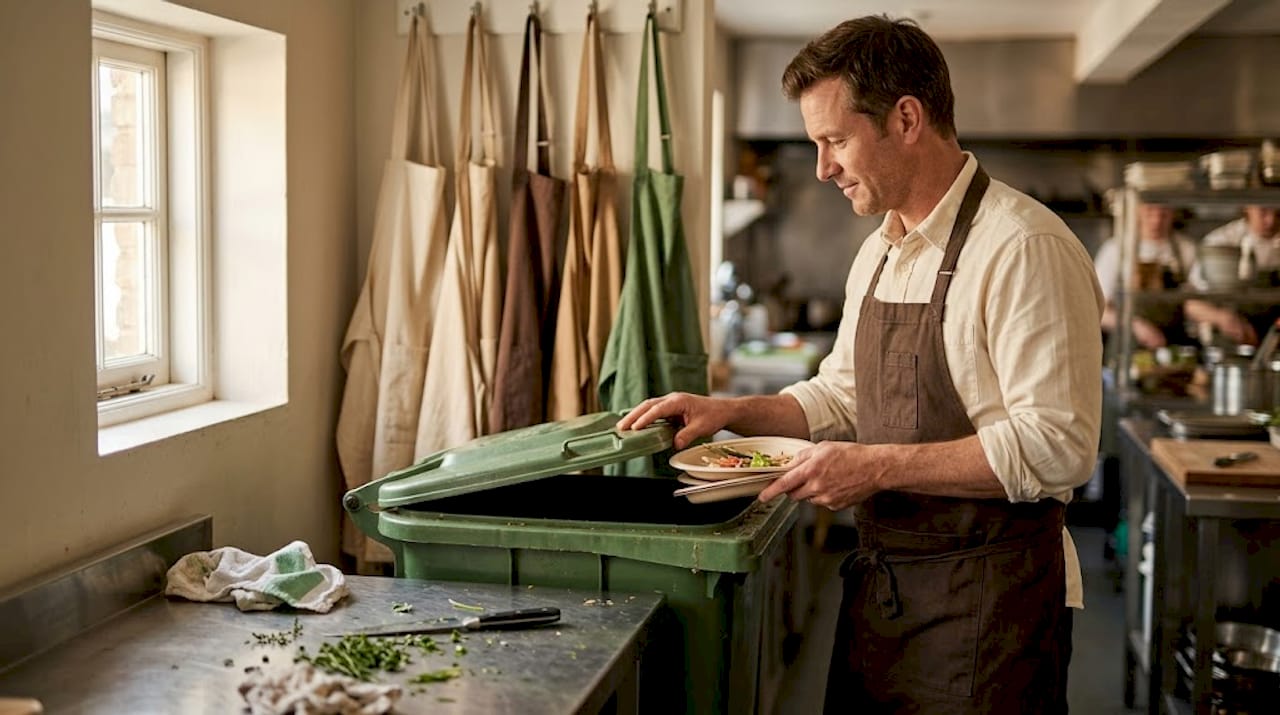 Horecaondernemer zorgt voor aparte inzameling van organisch afval