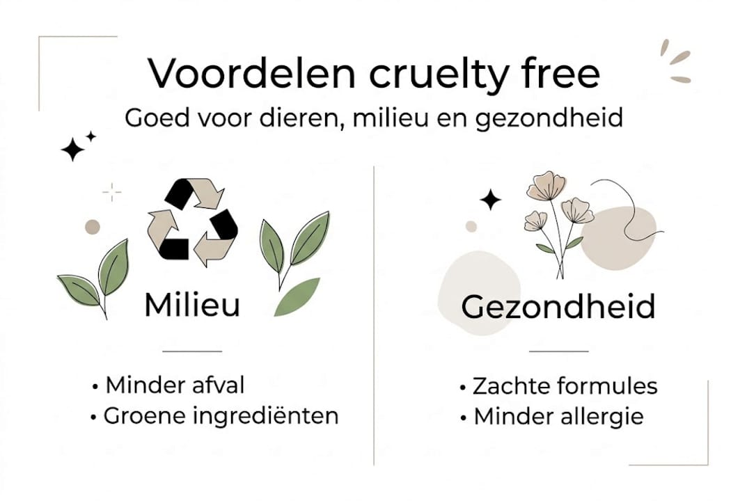 Infographic zet de voordelen voor milieu en gezondheid op een rijtje