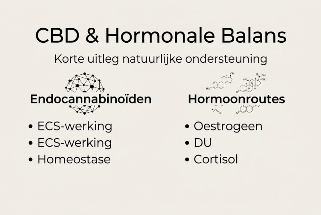 Infographic: CBD en de invloed op je hormonale balans in één oogopslag