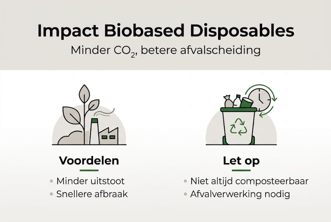 Overzicht: de milieubelasting van biobased wegwerpproducten in beeld
