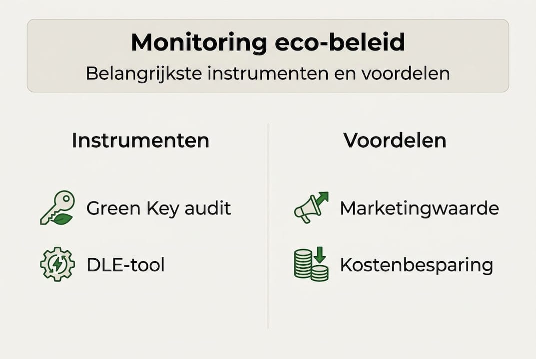 Infographic: hoe we ons duurzaam beleid monitoren en welke voordelen dat oplevert