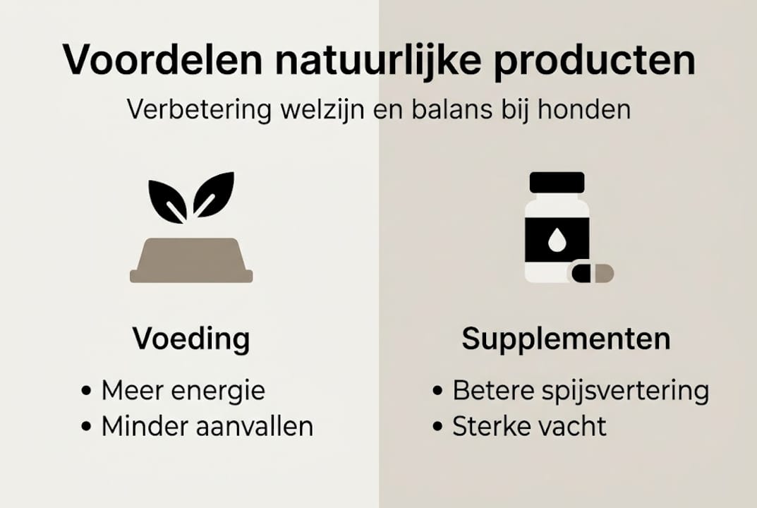 Infographic: waarom kiezen voor natuurlijke producten voor je hond?