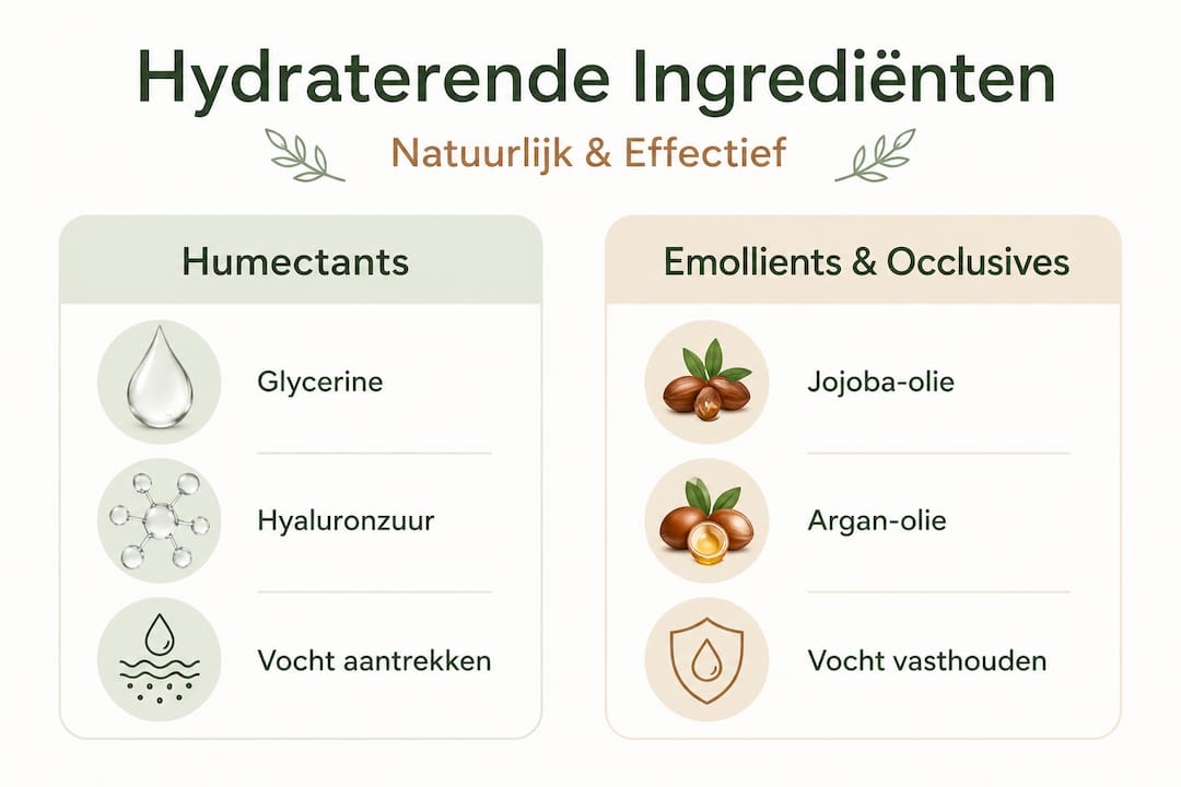 Infographic: deze ingrediënten geven je huid een hydratatieboost