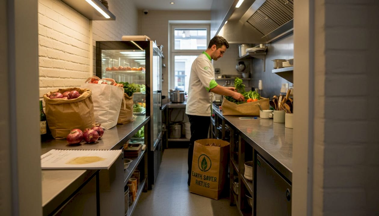 Chef-kok integreert duurzame ingrediënten in zijn gerechten