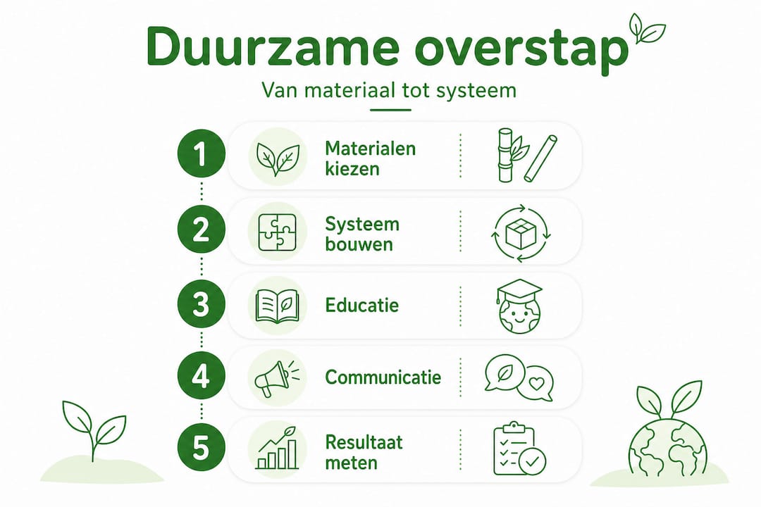 Stappenplan: zo maak je jouw horecazaak duurzaam (infographic)