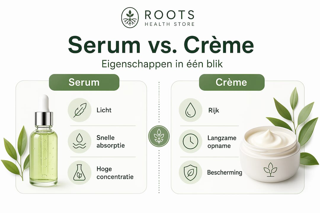 Overzicht: wat zijn de verschillen tussen een serum en een crème?