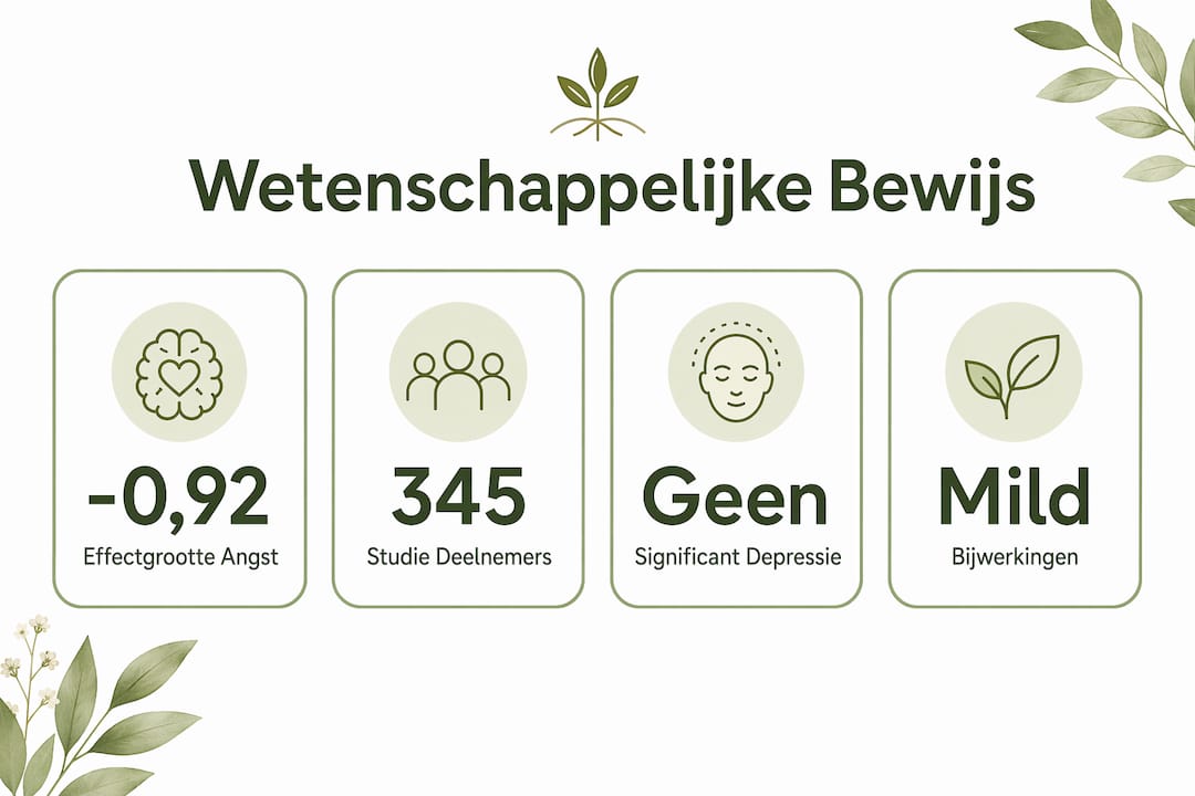 Overzichtelijke infographic met cijfers over het effect van CBD op je humeur