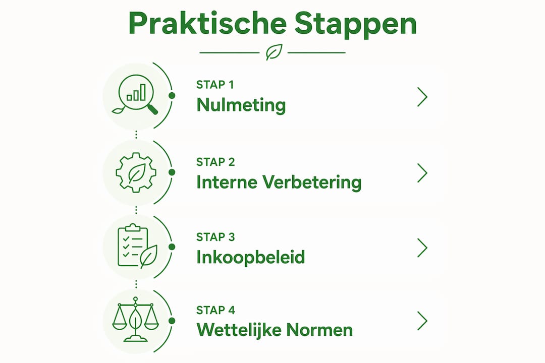 Overzicht met handige tips om duurzaam te ondernemen