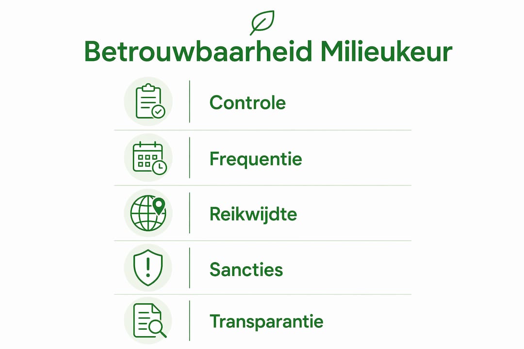 Infographic: waar moet je op letten om een milieukeurmerk te vertrouwen?