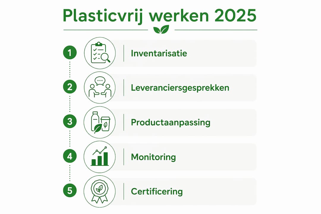 Infographic: Zo werk je stap voor stap plasticvrij