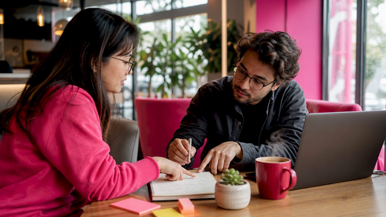 Collaborative SEM keyword and AI planning session
