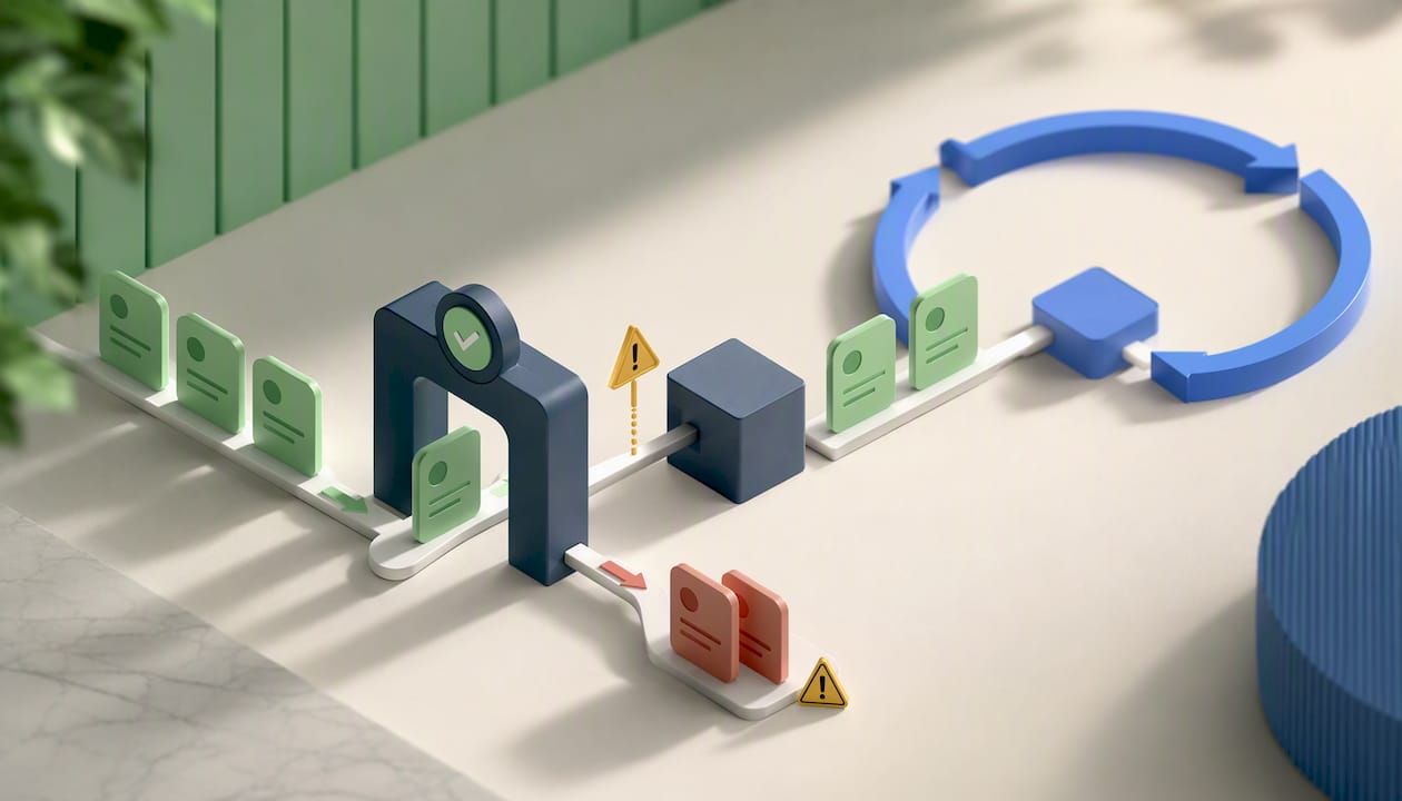 Illustration of CRM data quality monitoring