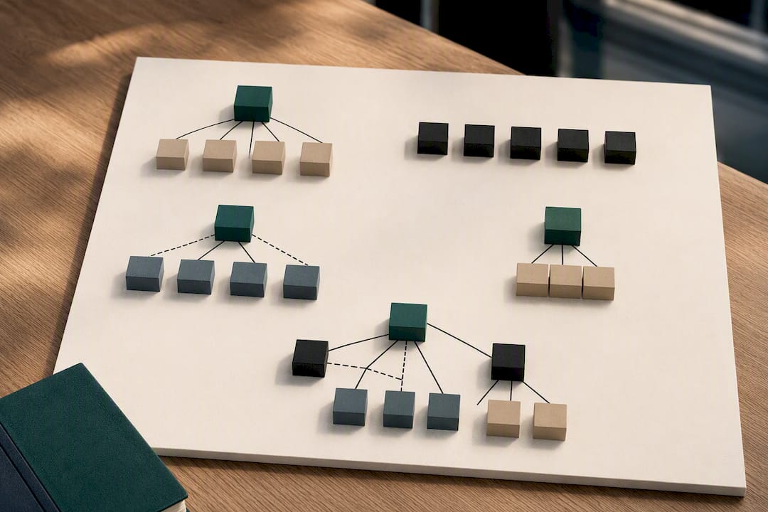 Five brand portfolio structures compared
