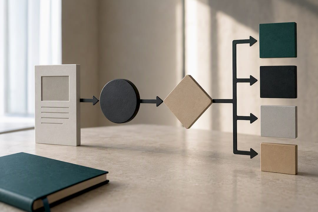 Brand deliverable handoff and governance flow