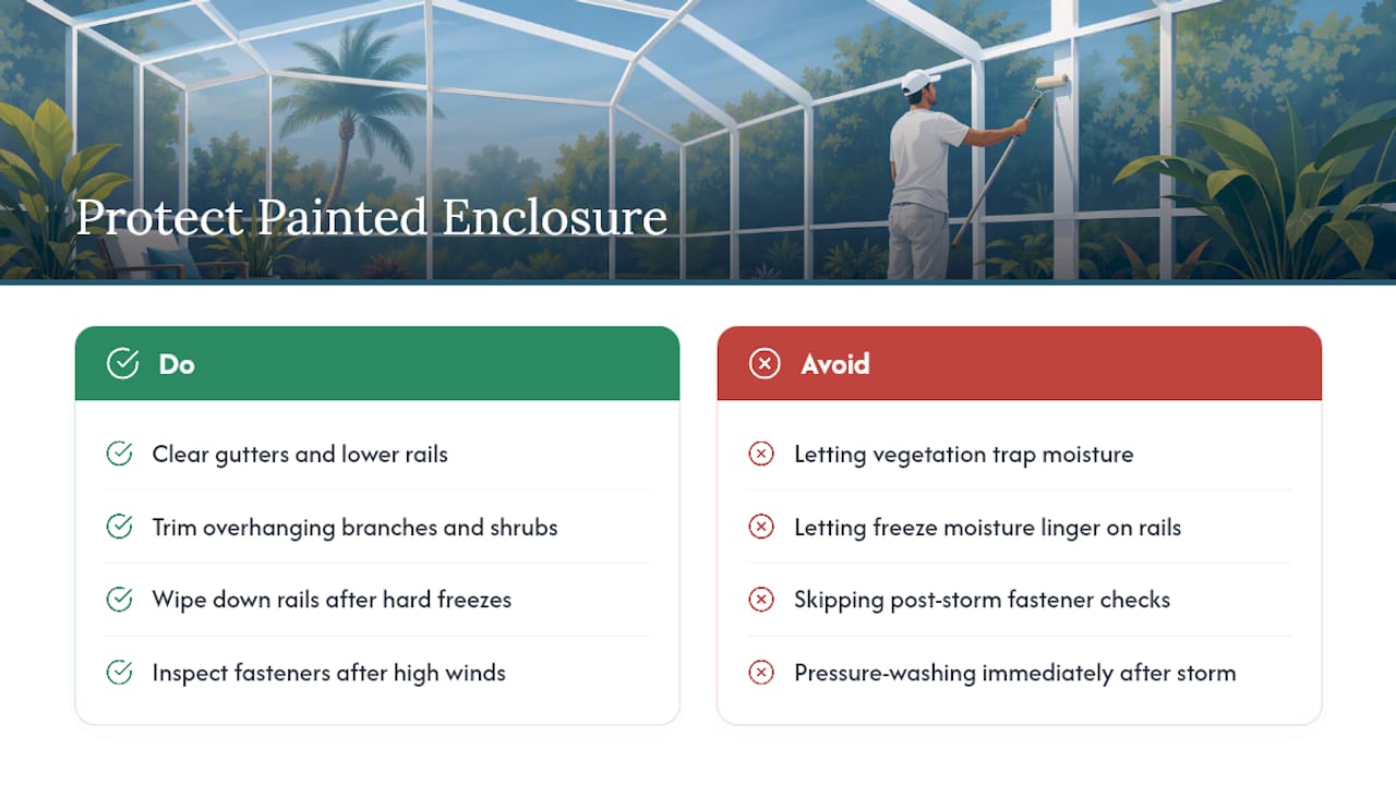 Five steps for protecting enclosure paint