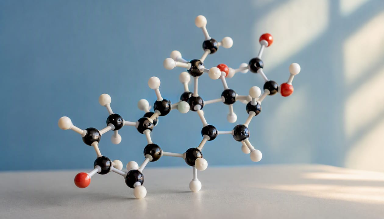 Cortisol hormone molecular structure