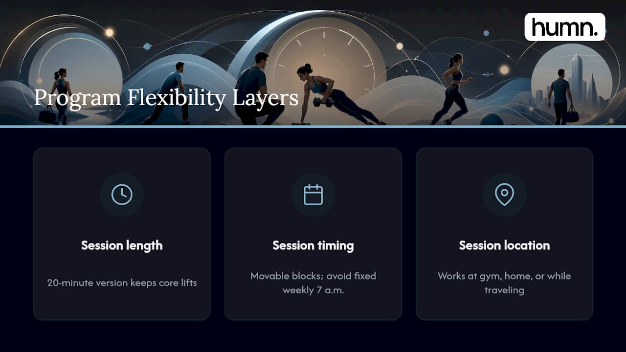 Three layers of flexible executive training