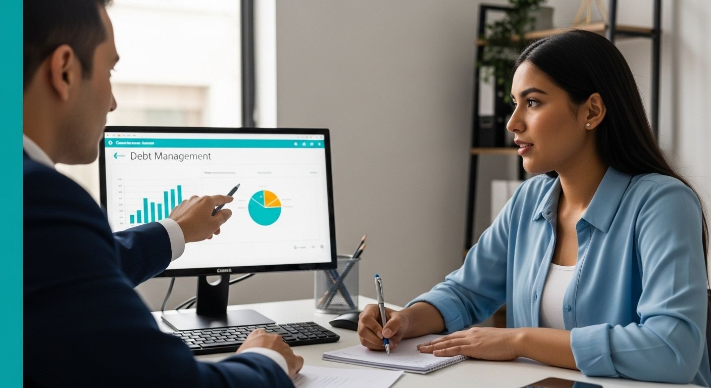 gestión de deudas, asesoría financiera, oficina