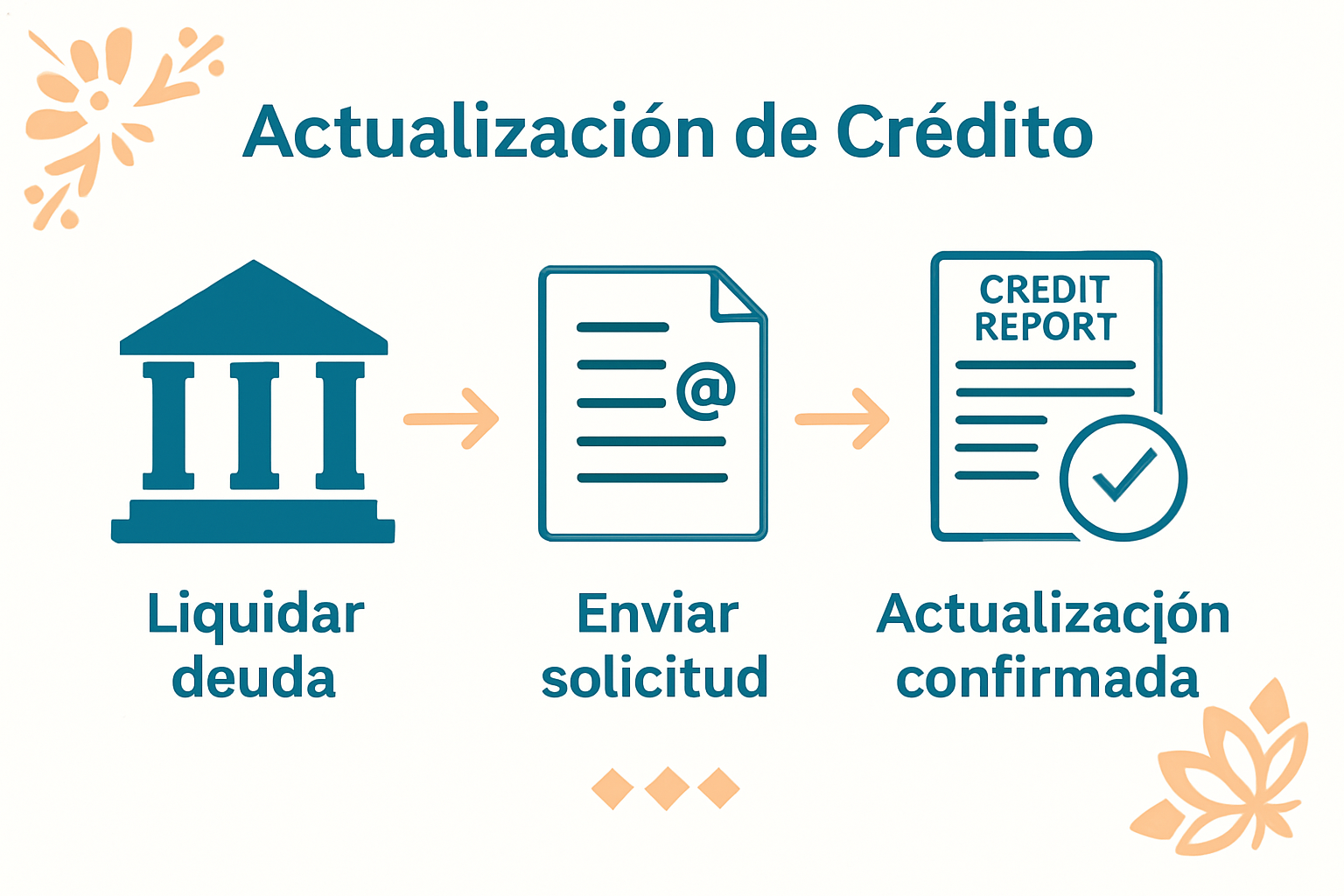 Infographic update credit history process