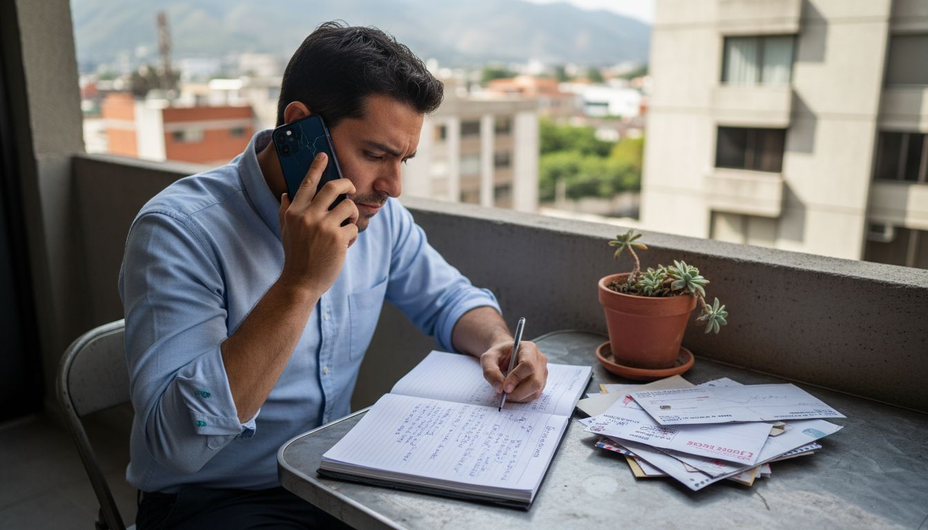 Hombre en busca de opciones para generar ingresos desde casa