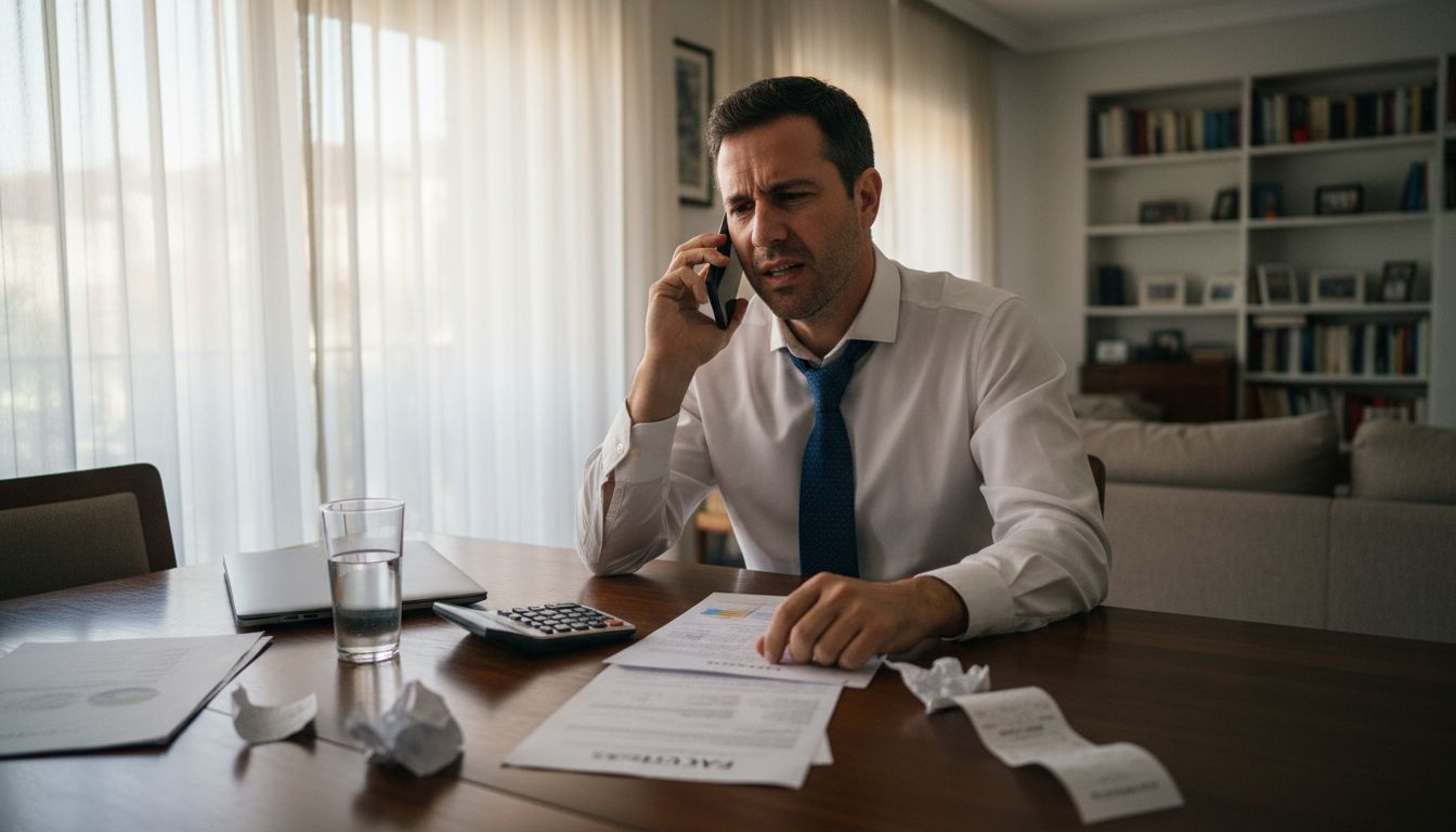 Un hombre acuerda el pago de su deuda con el banco sin salir de casa