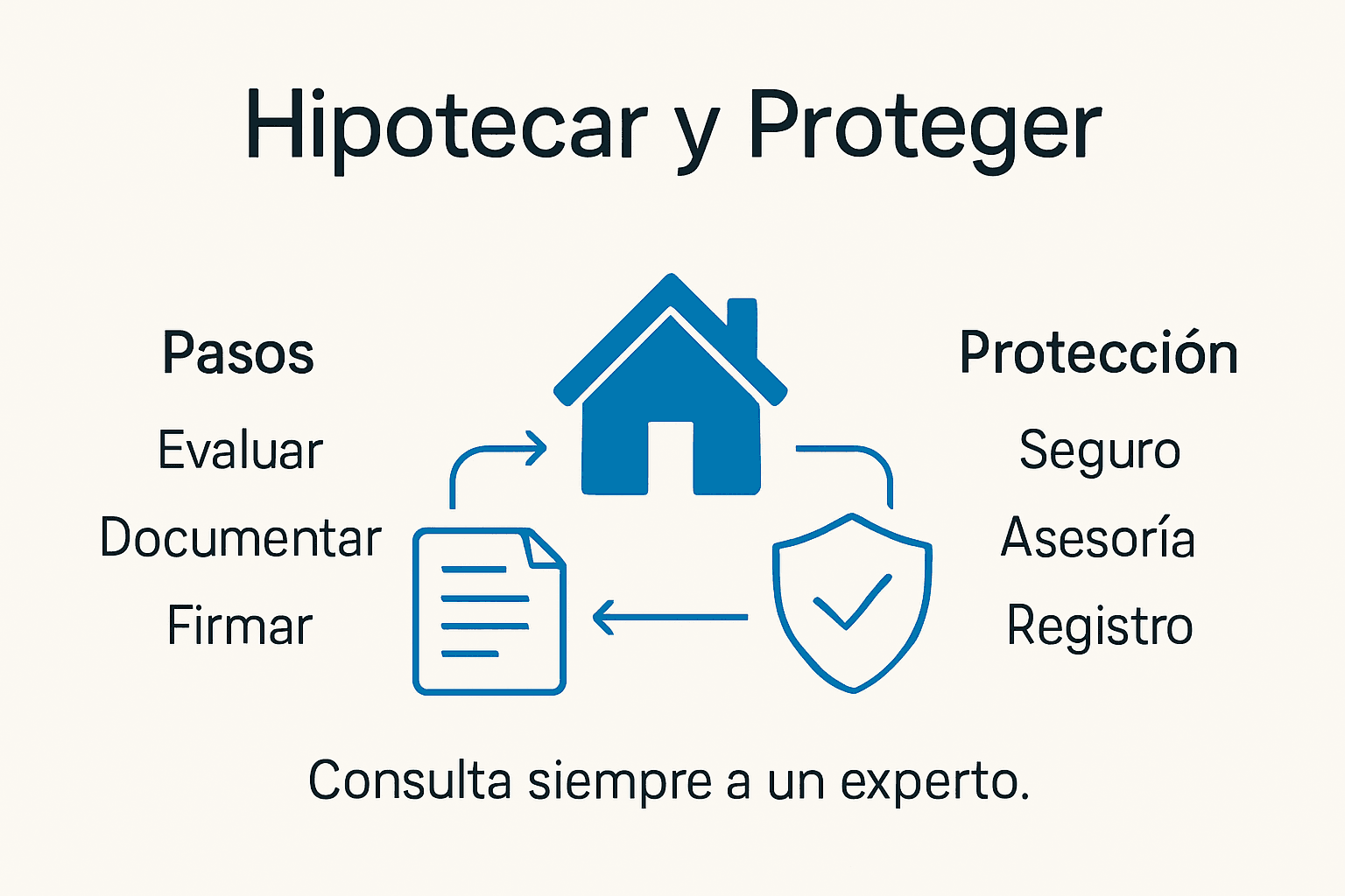 Guía visual: aspectos clave sobre hipotecas y cómo proteger tu vivienda