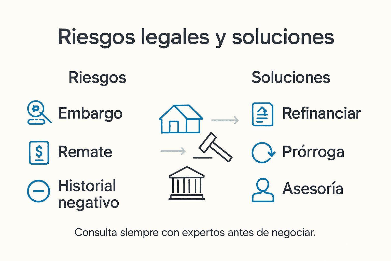 Infografía: ¿Qué riesgos asumes al no pagar un préstamo y qué alternativas legales tienes?