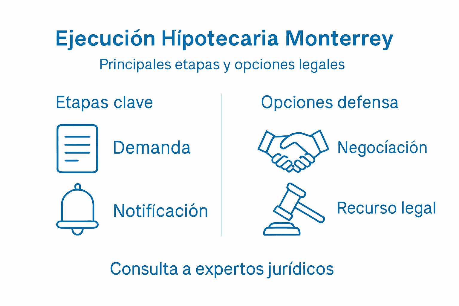 Guía visual sobre cómo funciona la ejecución hipotecaria