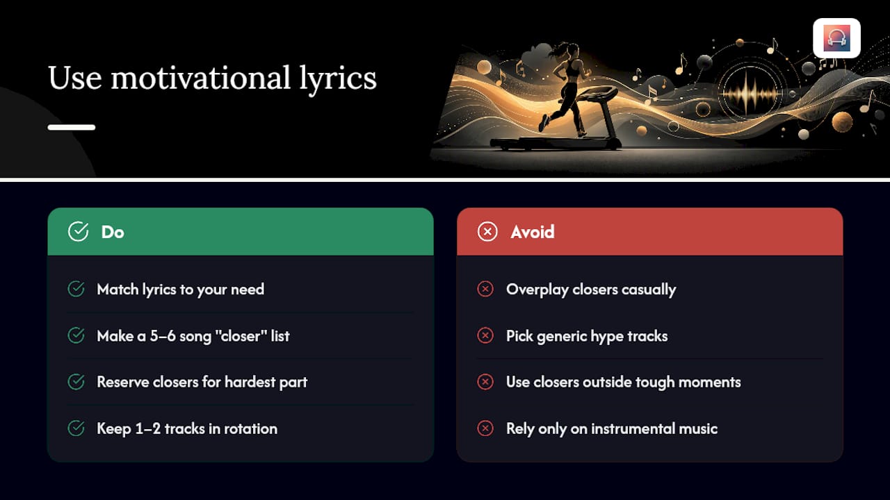 Music With Motivational Lyrics or Themes Changes How Hard You Push — overview diagram