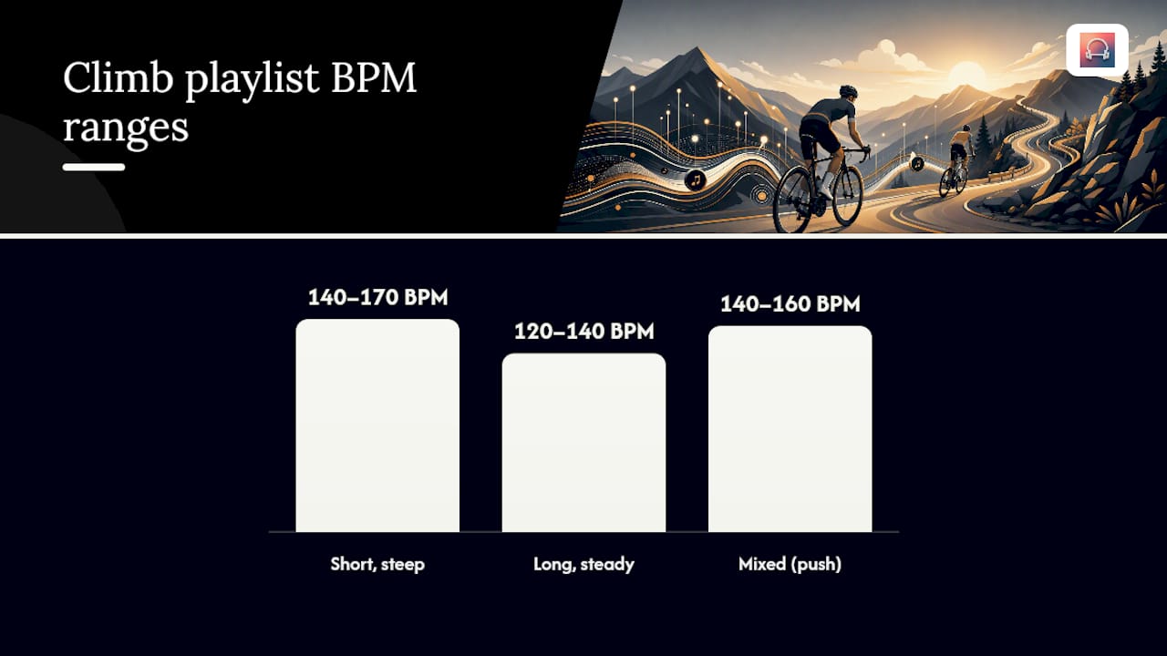 Climbing Cycling Music Playlists You Can Use Today — overview diagram