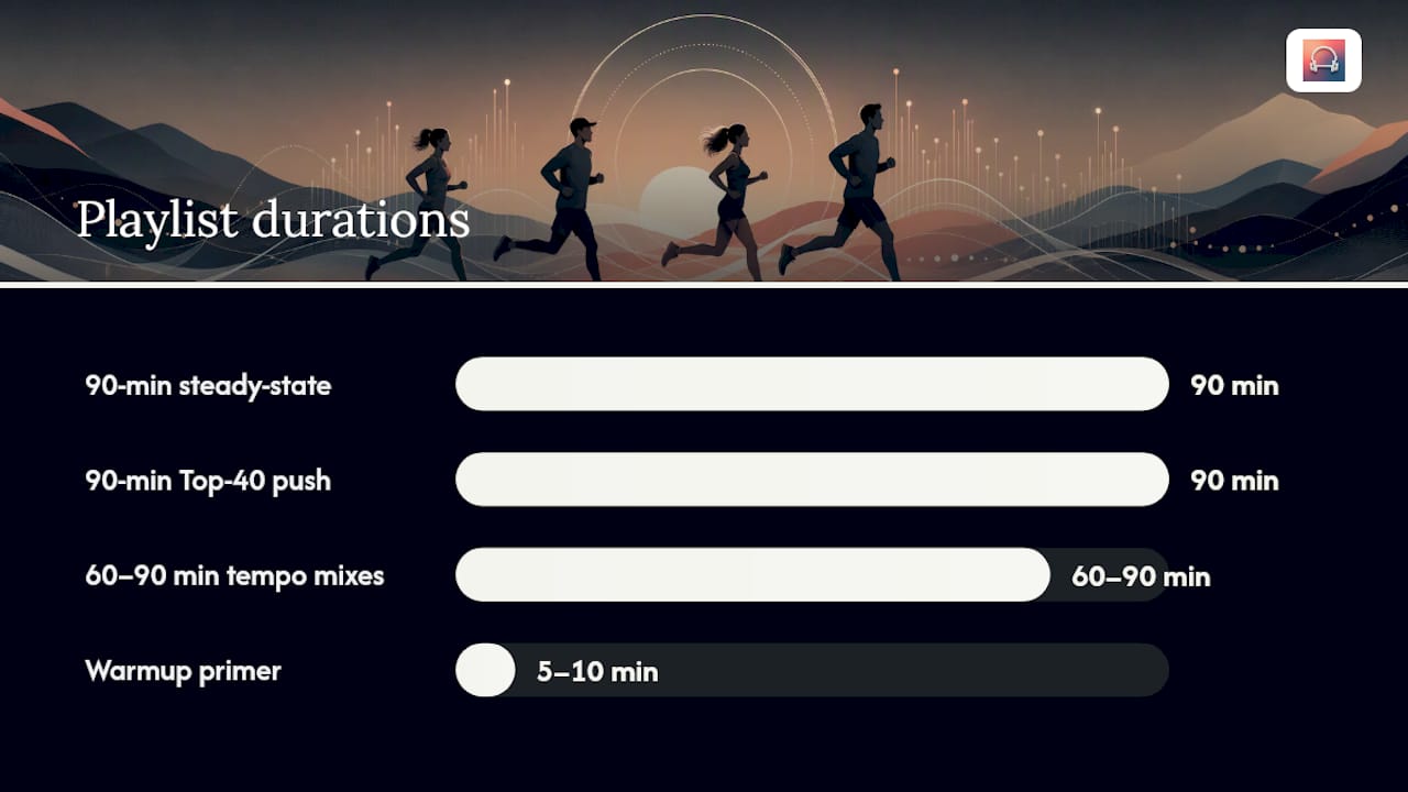 Focus Run Music Playlists Ready to Play Right Now — overview diagram