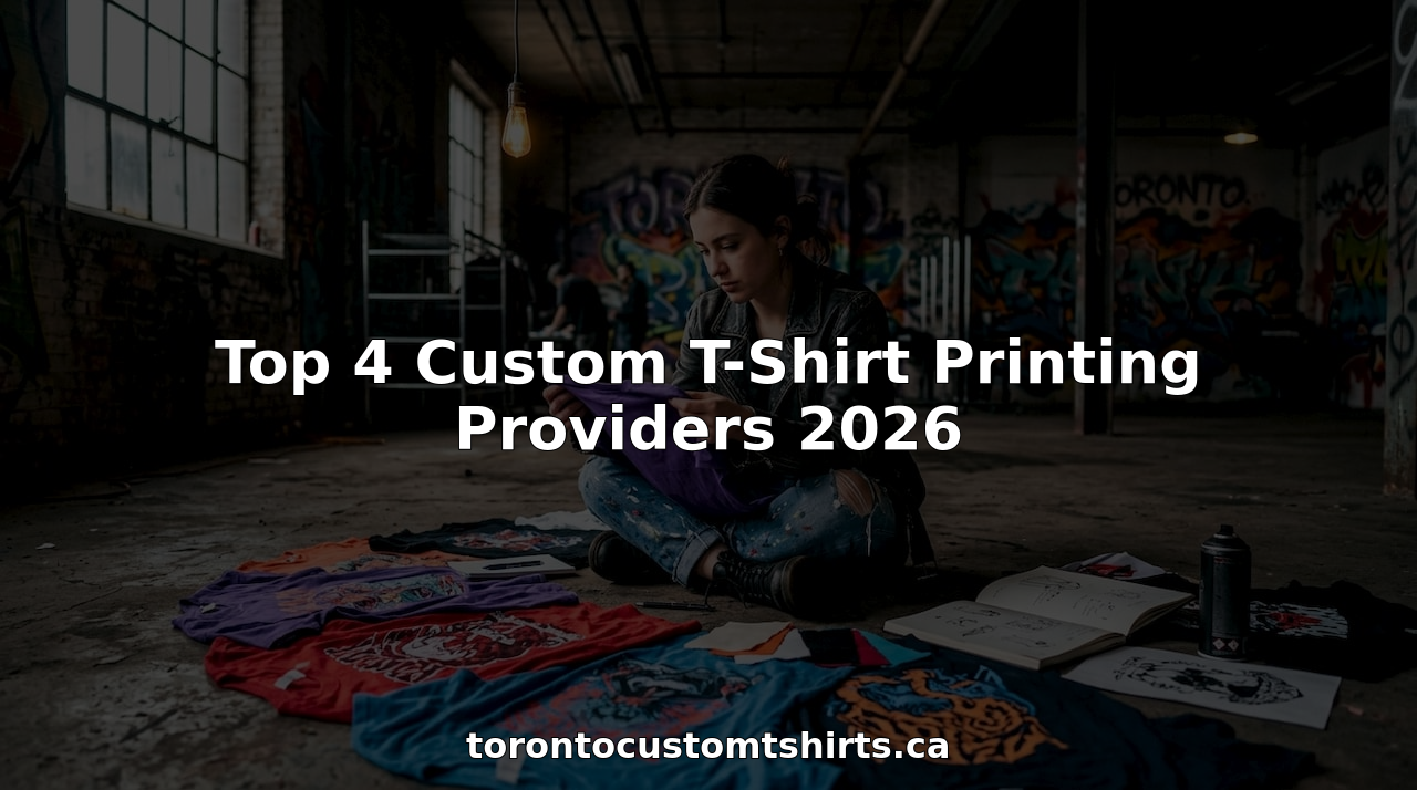 Top 4 Custom T-Shirt Printing Providers 2026