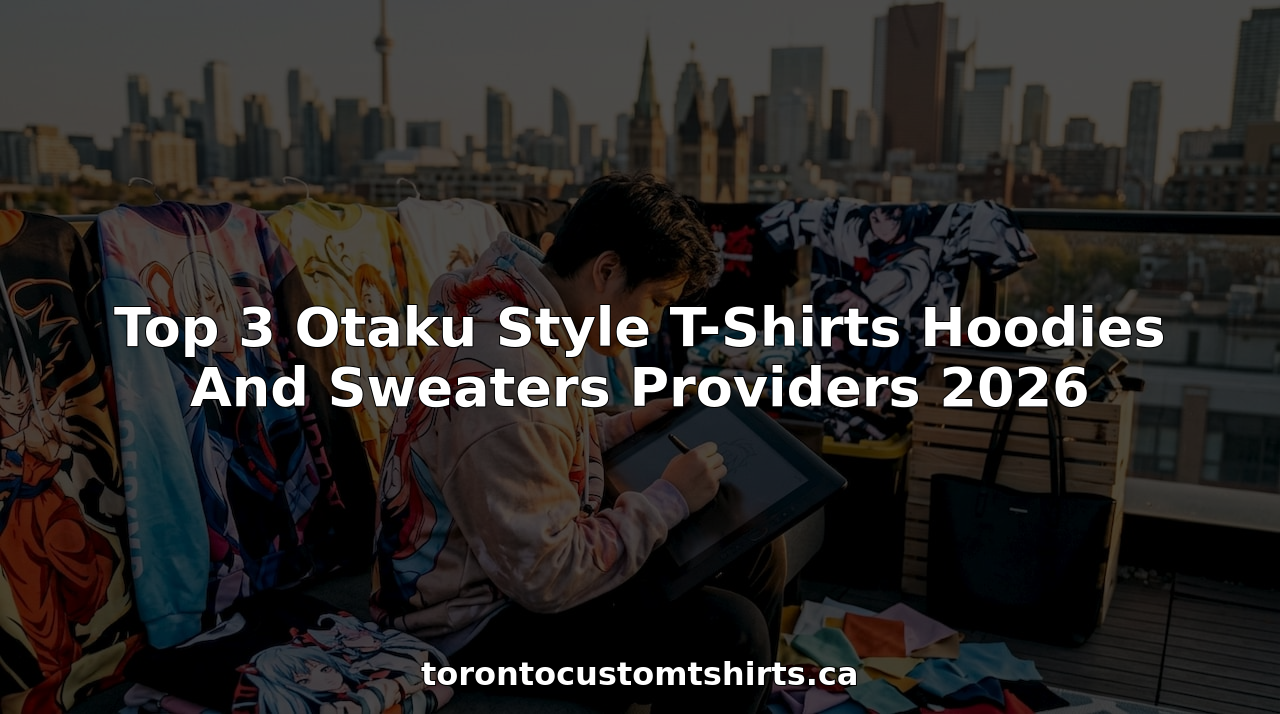 Top 3 Otaku Style T-Shirts Hoodies And Sweaters Providers 2026