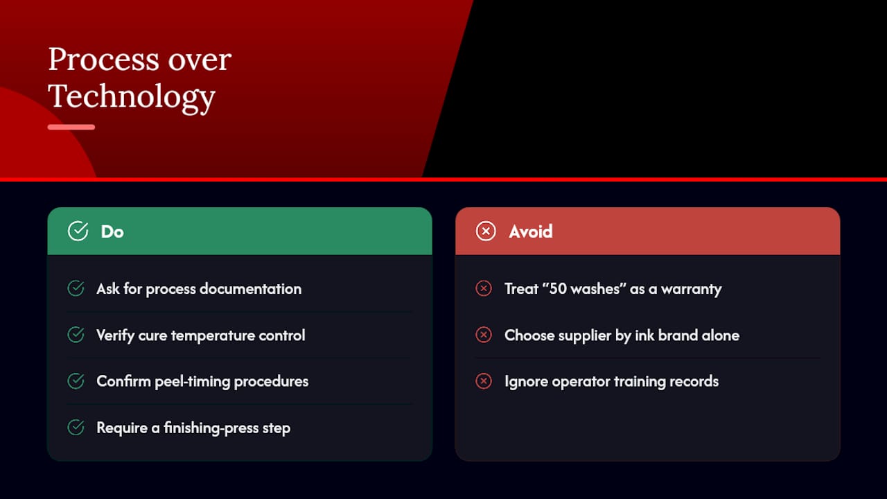 The Real Bottleneck in DTF Durability Isn't the Technology — overview diagram