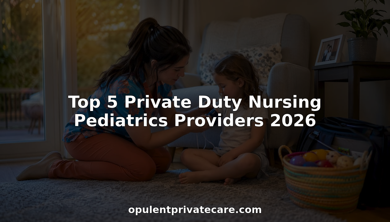 Pediatric nurse adjusting monitor for child at home