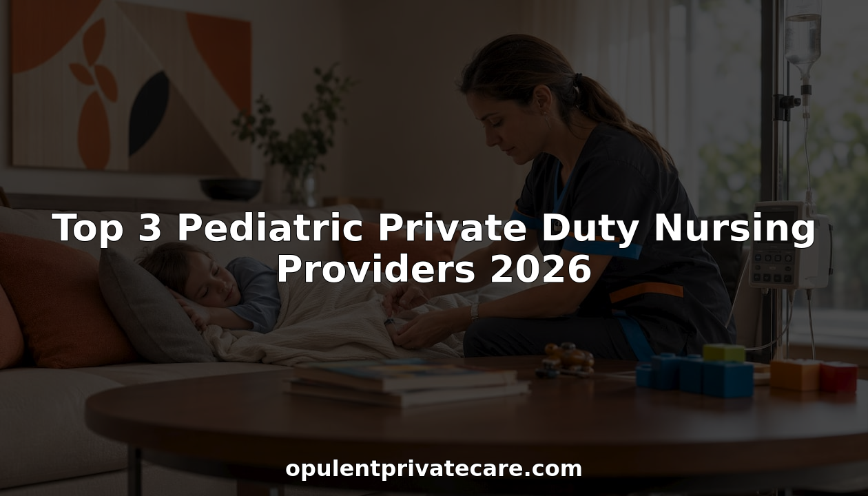 Pediatric nurse caring for child in home