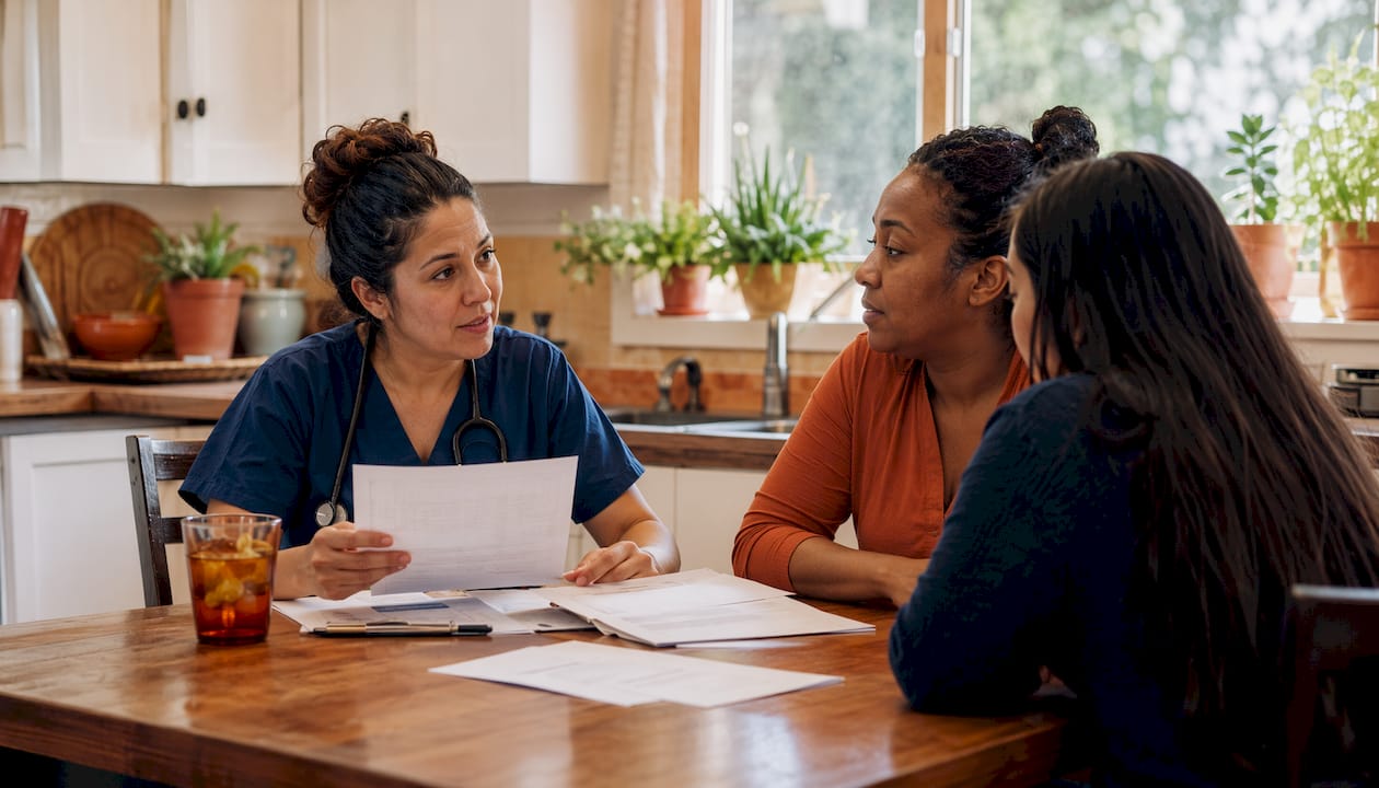 Pediatric nurse consulting Georgia family